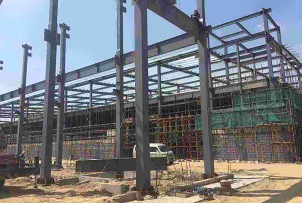 鋼結構工程案例現場